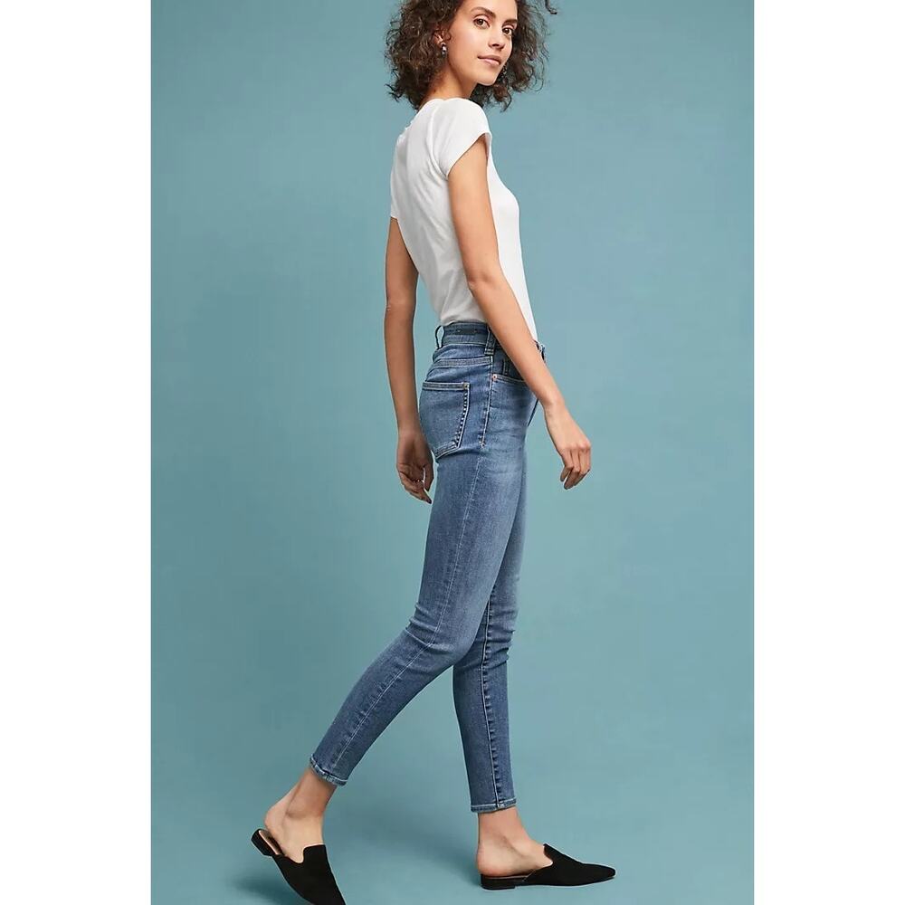 Anthropologie Pilcro High Rise Denim Leggings Jeans 28